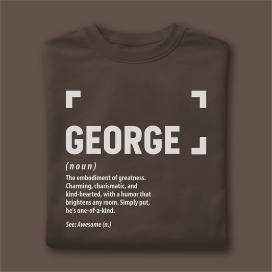 Custom Name - George Definition unisex classic tee