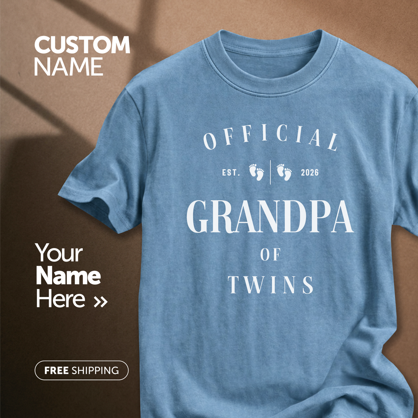 Custom Grandpa T-Shirt