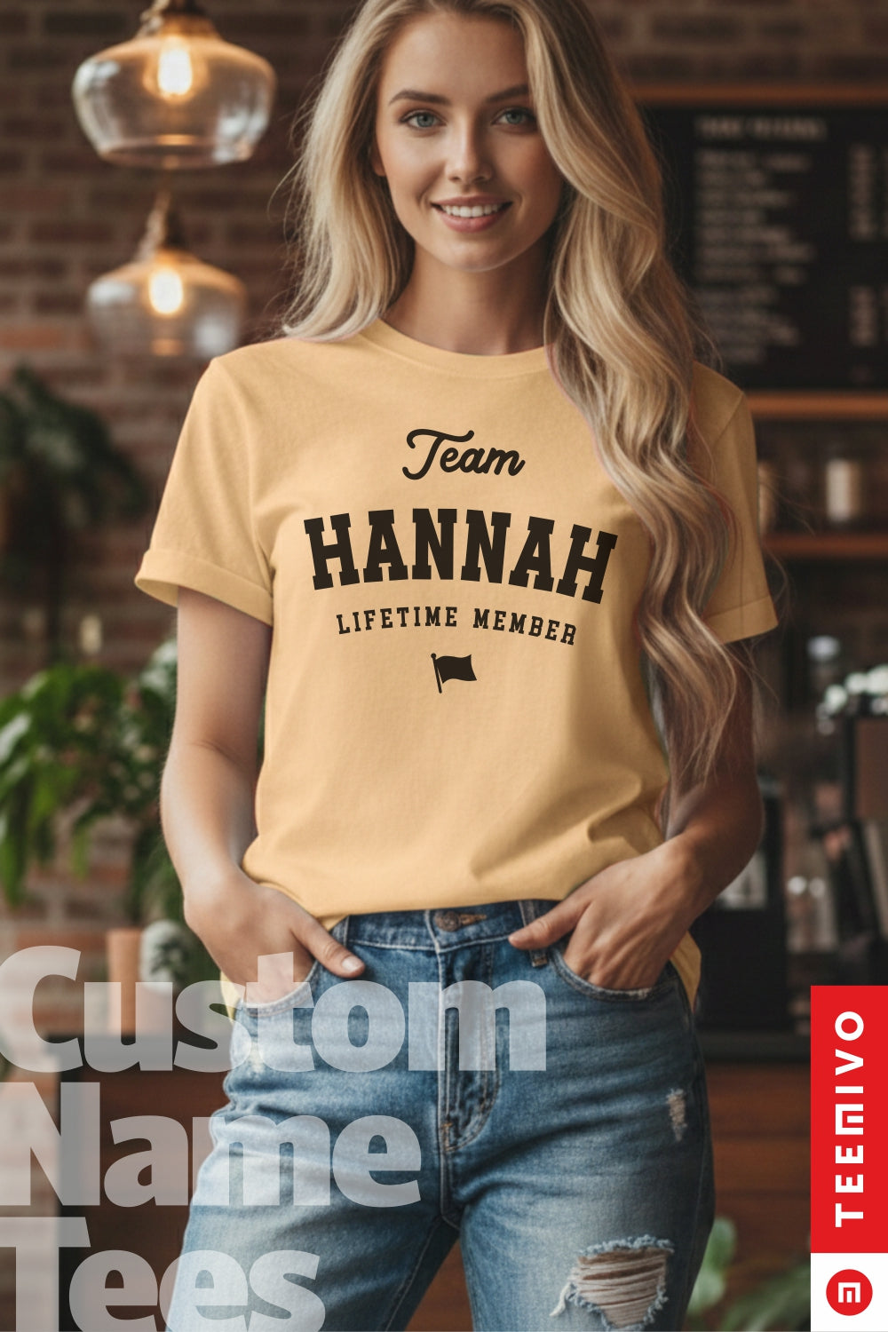 Custom Name - Team Abigail Lifetime Member unisex classic tee