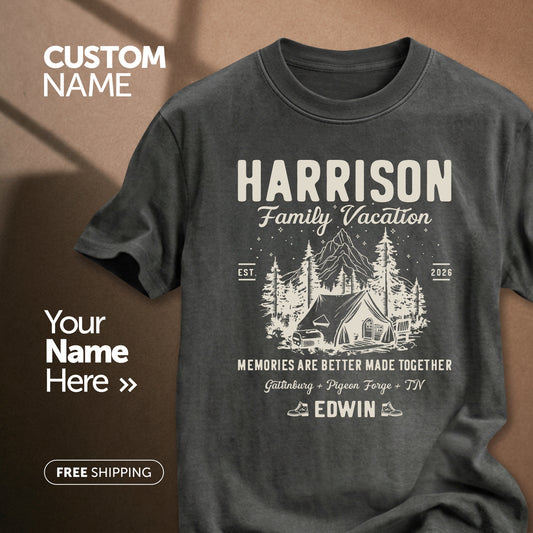 Harrison Family Vacation - Customize This Design