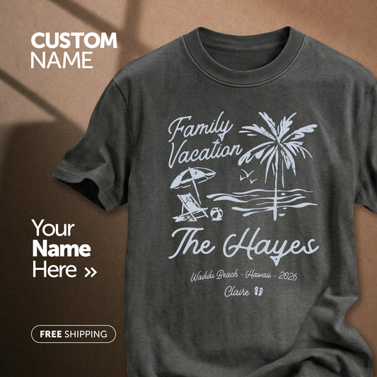 The Hayes Family Vacation - Customize This Design