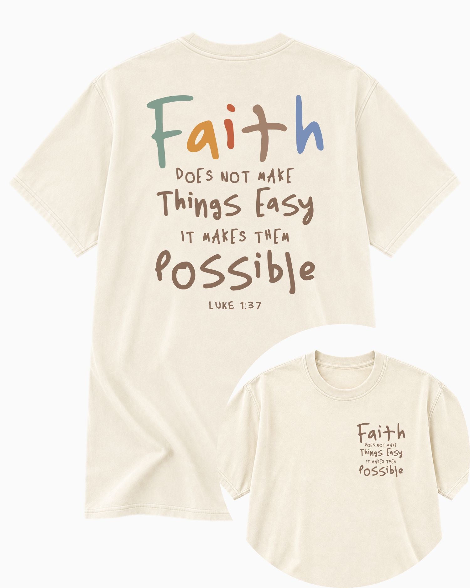 Unisex inspirational Christian T-shirt