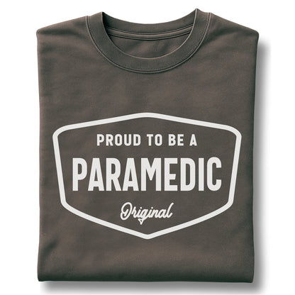 Proud to Be a Paramedic - Customizable unisex garment-dyed heavyweight t-shirt