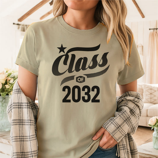 Class Of 2032 – Personalized Unisex garment-dyed heavyweight t-shirt