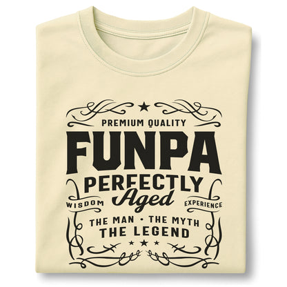 Funpa: The Man, The Myth, The Legend – Customizable Unisex garment-dyed heavyweight t-shirt