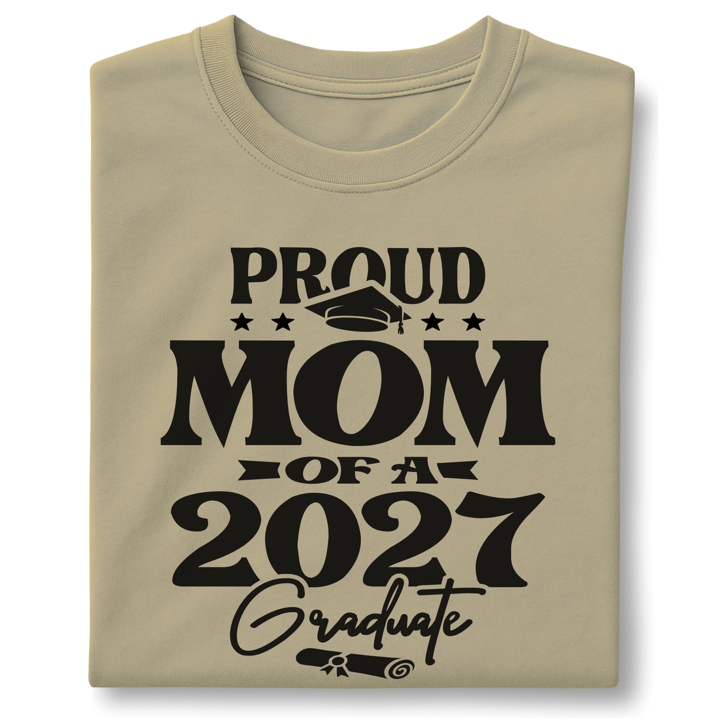 Proud Mom of a 2027 Graduate – Custom Graduation Unisex garment-dyed heavyweight t-shirt