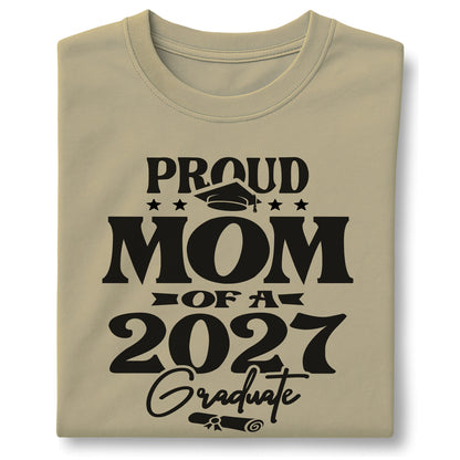 Proud Mom of a 2027 Graduate – Custom Graduation Unisex garment-dyed heavyweight t-shirt