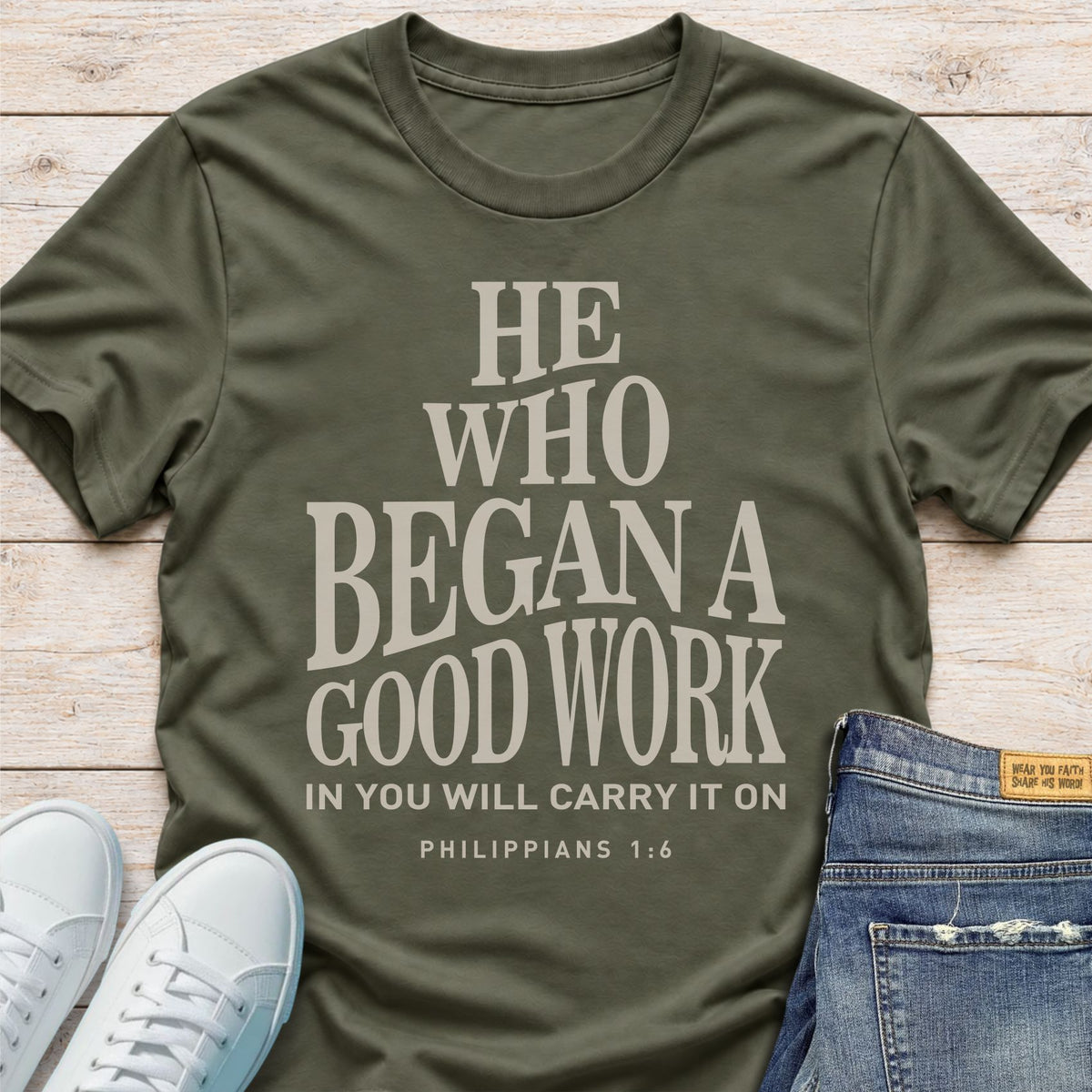 He Will Complete the Good Work T-Shirt