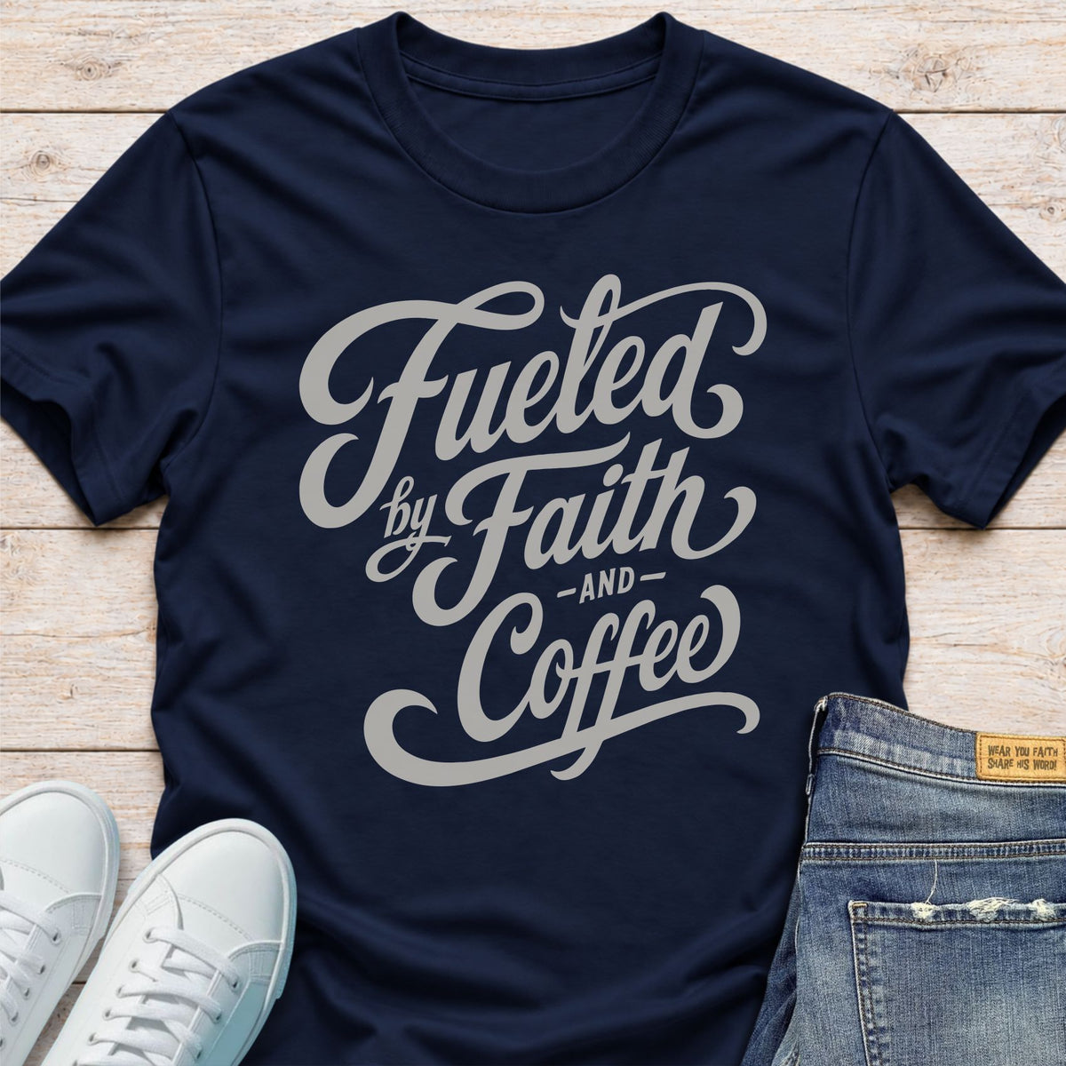 Fueled by Faith and Coffee T-Shirt