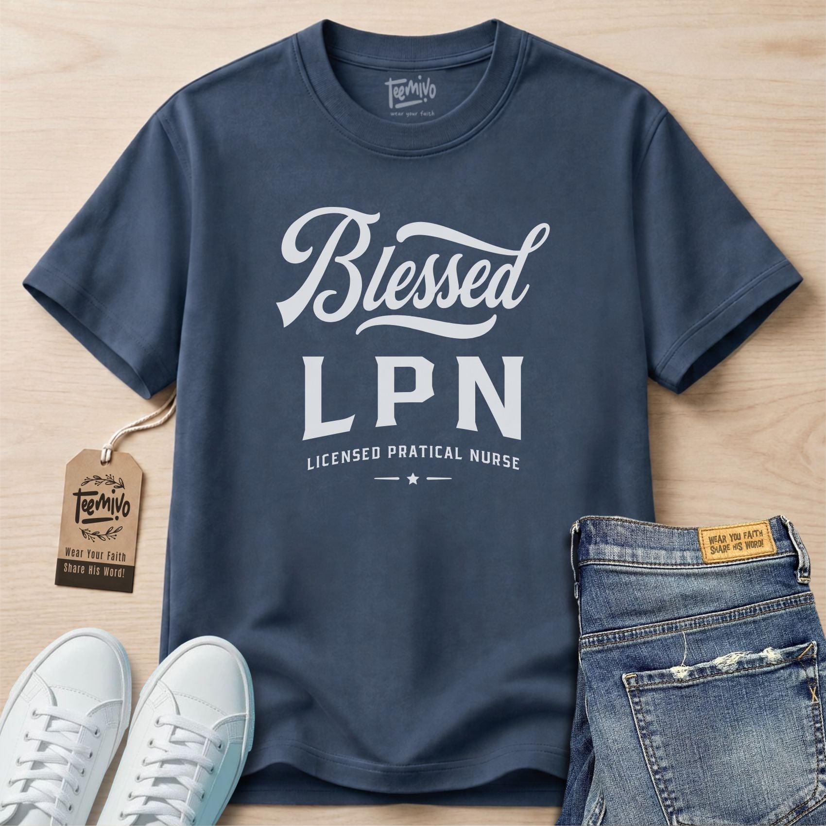 Blessed LPN | Faith in Work | Nurse T-shirt