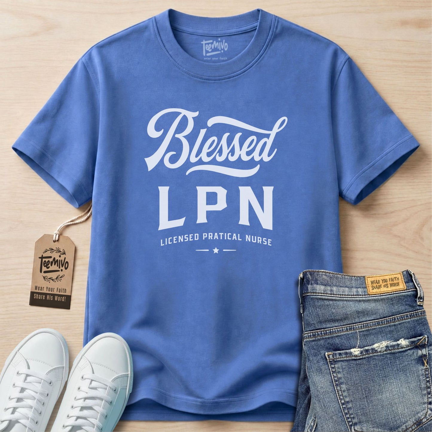 Blessed LPN | Faith in Work | Nurse T-shirt