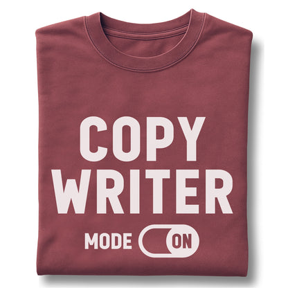 Copywriter Mode: On – Customizable unisex garment-dyed heavyweight t-shirt