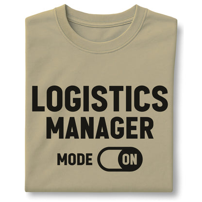 Logistics Manager Mode: ON – Customizable unisex garment-dyed heavyweight t-shirt