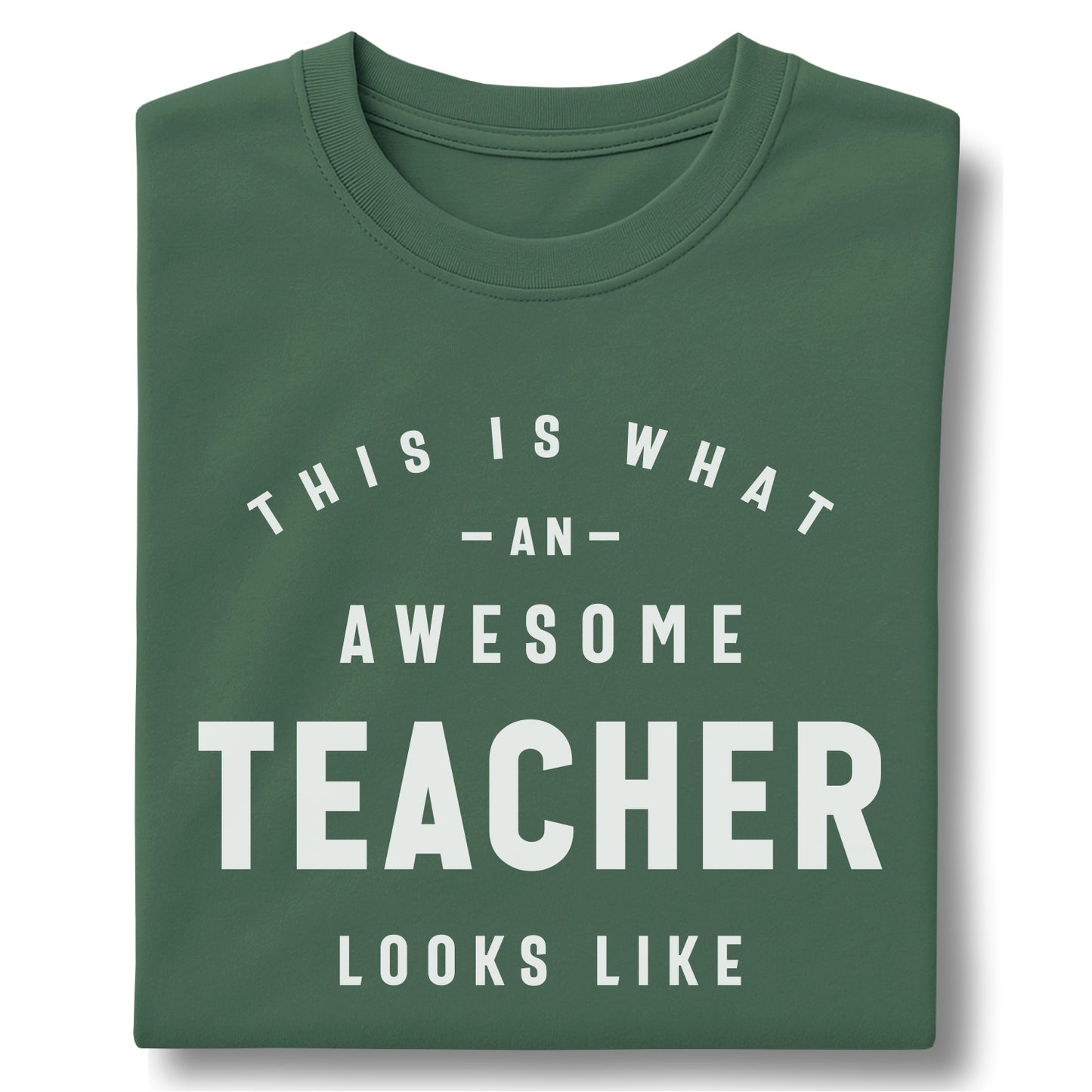 This Is What an Awesome Teacher Looks Like - Customizable unisex garment-dyed heavyweight t-shirt