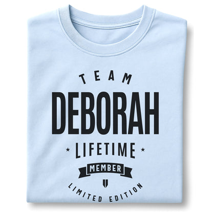 Team Deborah Lifetime Member Customizable Unisex garment-dyed heavyweight t-shirt