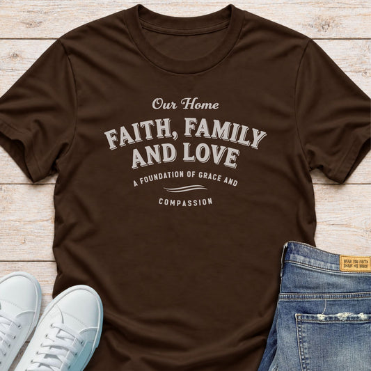 Faith, Family and Love T-shirt