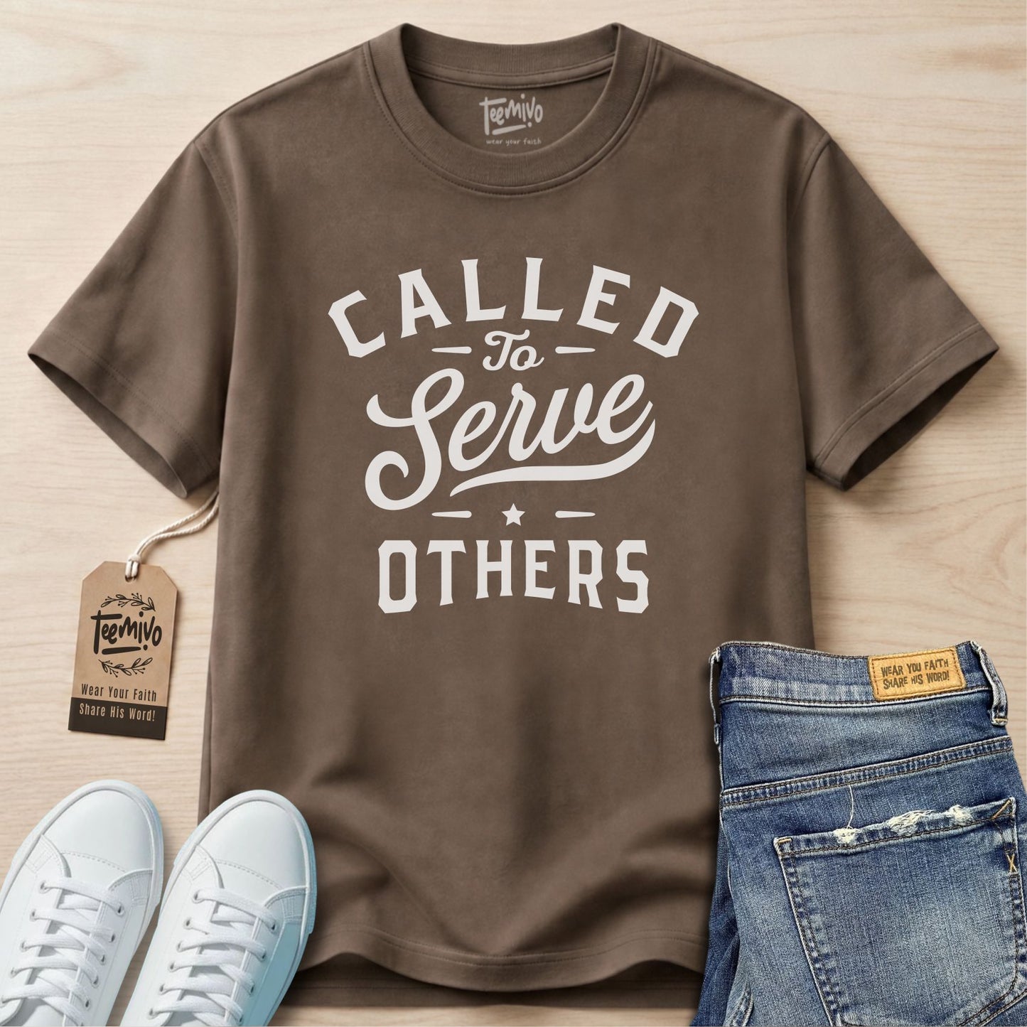 Called to serve others | Faith in Work | Nurse T-shirt
