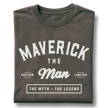 Maverick Man Myth Legend Customizable Unisex garment-dyed heavyweight t-shirt