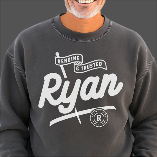 Ryan - Genuine and Trusted Customizable Unisex garment-dyed sweatshirt