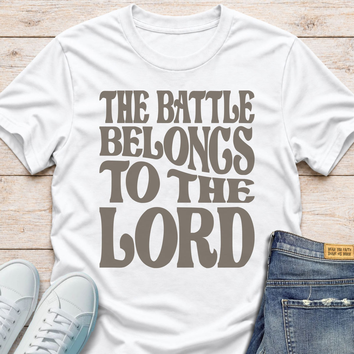 The Battle Belongs to the Lord T-Shirt