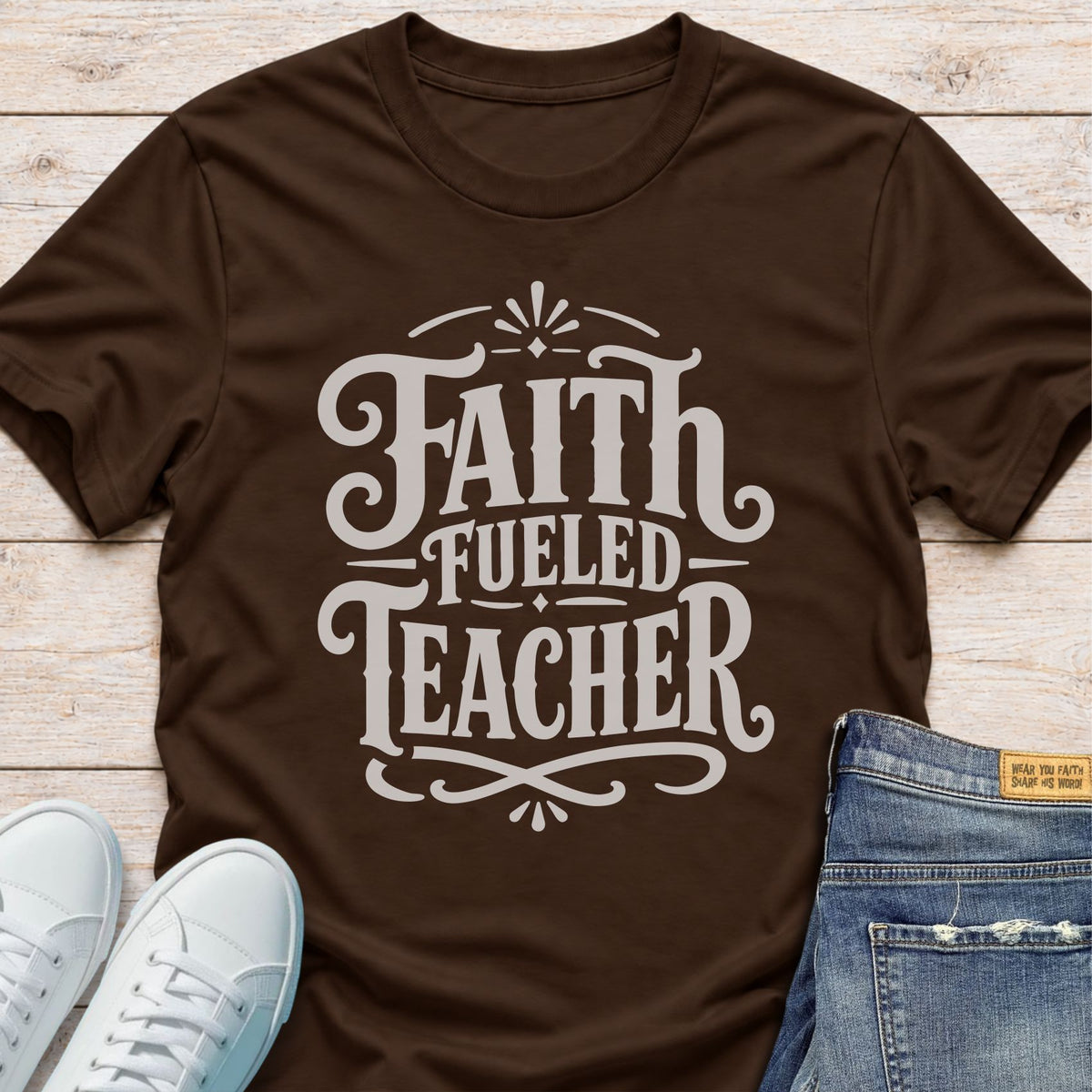 Faith Fueled Teacher T-Shirt