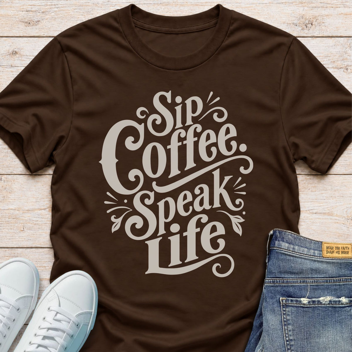 Grace for Today, Coffee for Now T-Shirt