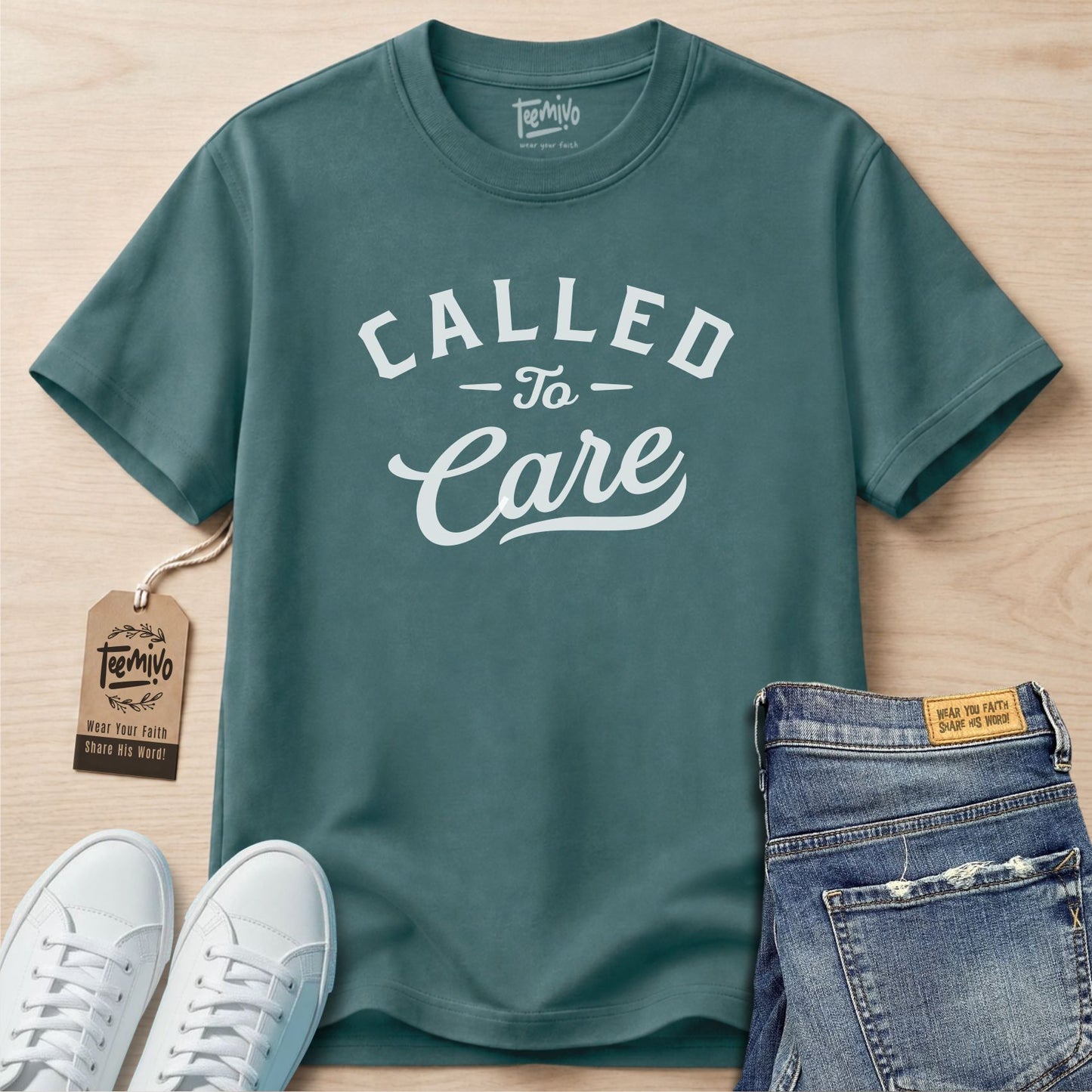 Called to Care | Faith in Work | Nurse T-shirt