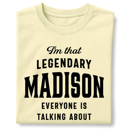 Legendary Madison Everyone's Talking About Customizable Unisex garment-dyed heavyweight t-shirt
