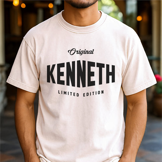 Original Kenneth Limited Edition Customizable Unisex garment-dyed heavyweight t-shirt