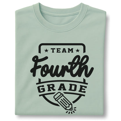 Team Fourth Grade - Customizable Unisex garment-dyed heavyweight t-shirt