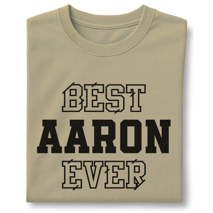 Best Aaron Ever Customizable Unisex garment-dyed heavyweight t-shirt