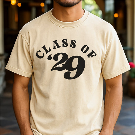Class Of '29 Graduation – Personalized  Unisex garment-dyed heavyweight t-shirt