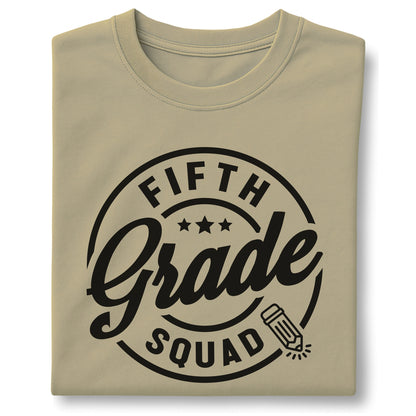 Fifth Grade Squad - Customizable Unisex garment-dyed heavyweight t-shirt