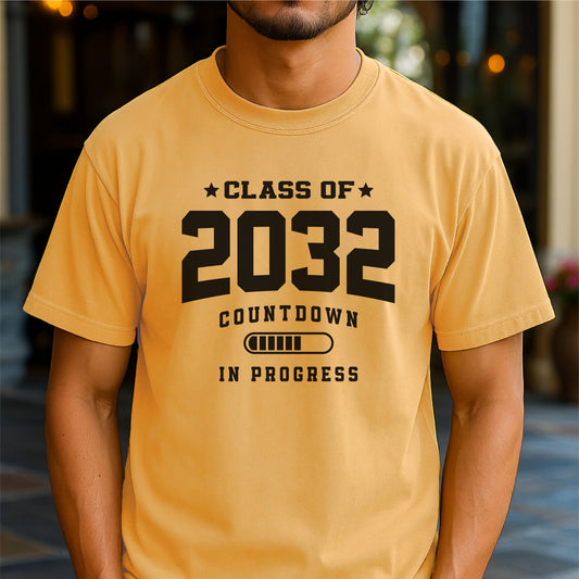 Class Of 2032 – Personalized Unisex garment-dyed heavyweight t-shirt