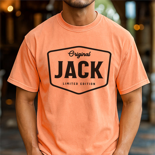 Original Jack Limited Edition Customizable Unisex garment-dyed heavyweight t-shirt