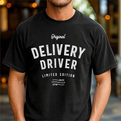 Original Delivery Driver – Customizable unisex garment-dyed heavyweight t-shirt