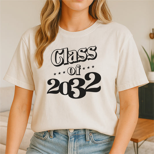 Class Of 2032 – Personalized  Unisex garment-dyed heavyweight t-shirt