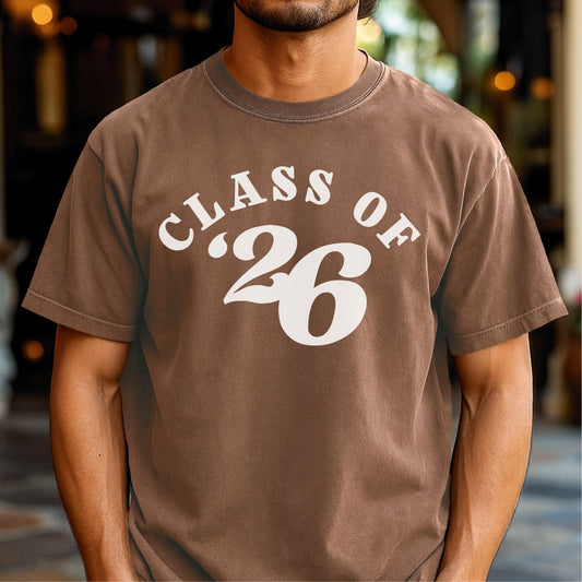 Class Of '26 Graduation – Customizable Unisex garment-dyed heavyweight t-shirt