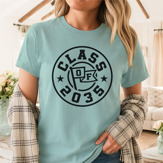 Class Of 2035 Graduation – Personalized Unisex garment-dyed heavyweight t-shirt