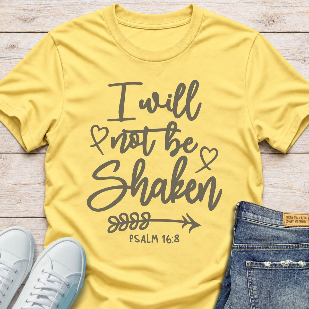 I Will Not Be Shaken T-Shirt
