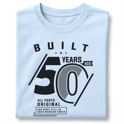 Built 50 Years Ago - Customizable unisex garment-dyed heavyweight t-shirt