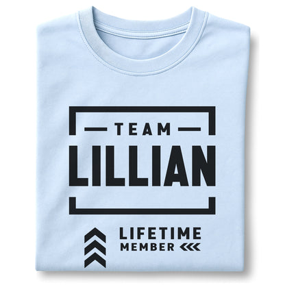 Team Lillian Lifetime Member Customizable Unisex garment-dyed heavyweight t-shirt