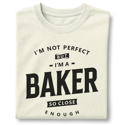 Baker Funny Imperfect But Awesome - Customizable unisex garment-dyed heavyweight t-shirt