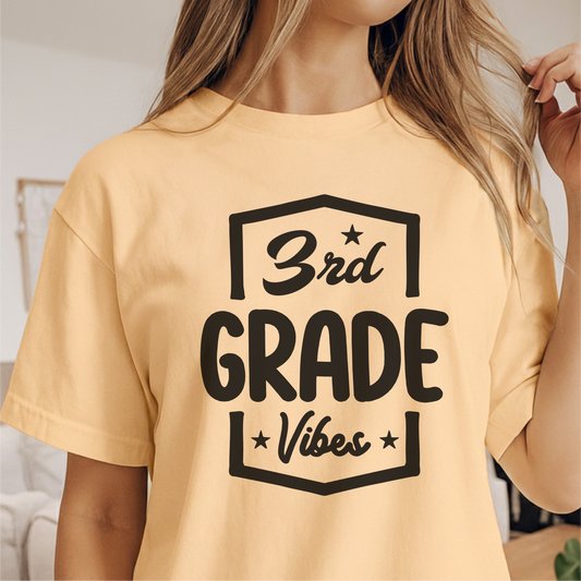 Custom Grade - 3rd Grade Vibes unisex classic tee