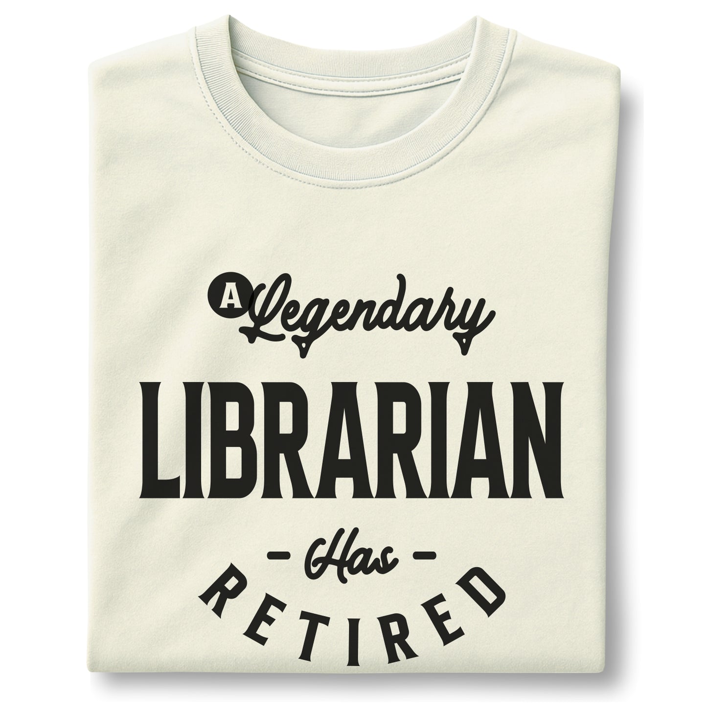 Retired Librarian Legendary Book Pride - Customizable unisex garment-dyed heavyweight t-shirt