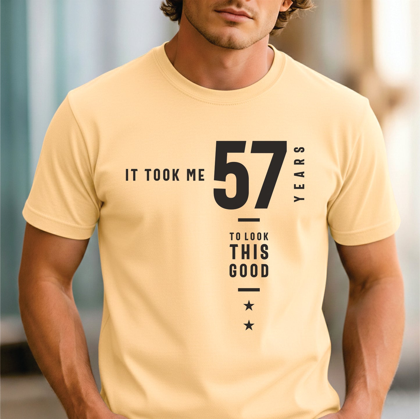 Custom Age - It Took Me 57 Years To Look This Good unisex classic tee