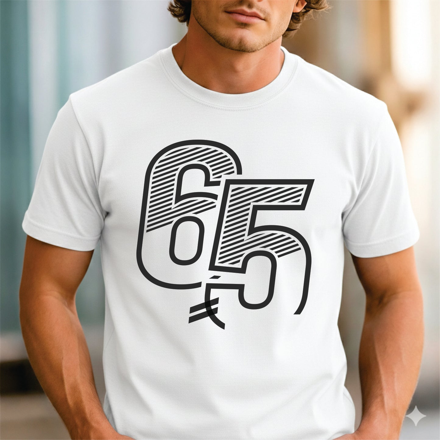 Custom Age - 65 Years - Number 65 unisex classic tee