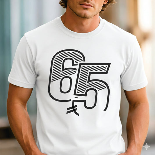 Custom Age - 65 Years - Number 65 unisex classic tee