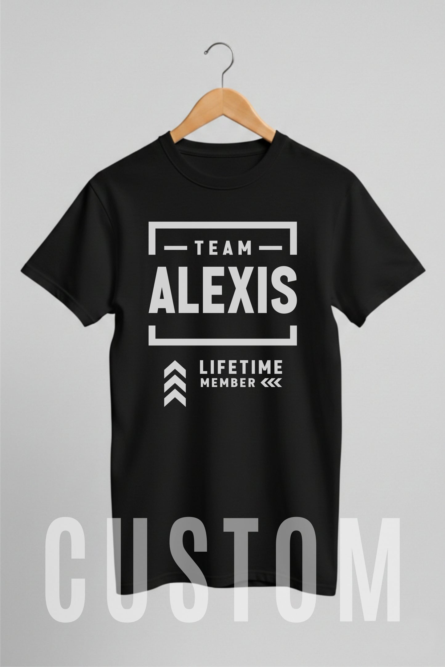Custom Name - Team Alexis Lifetime Member unisex classic tee