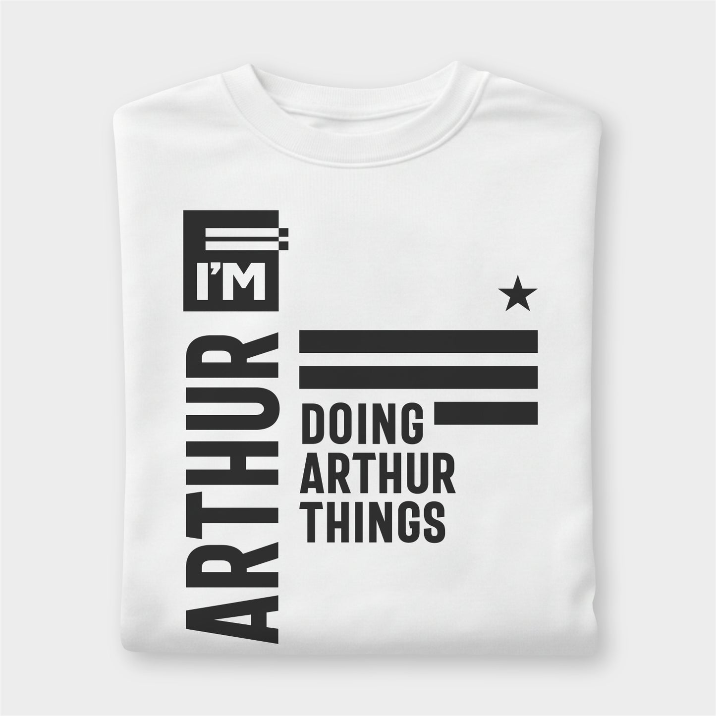 Custom Name - I'm Arthur Doing Arthur Thing unisex classic tee